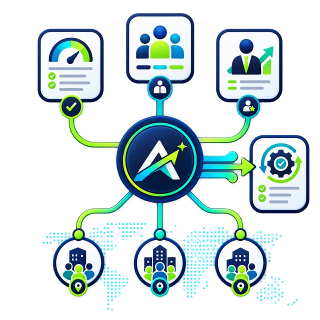 A connected corporate AI capability programme operating across teams and locations