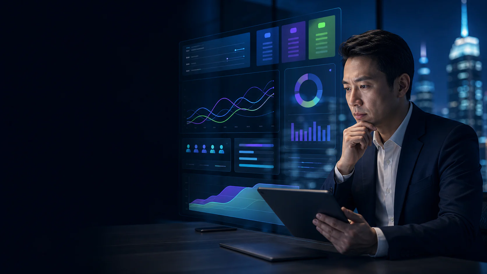 Business operations lead reviewing AI subscription and usage cost intelligence