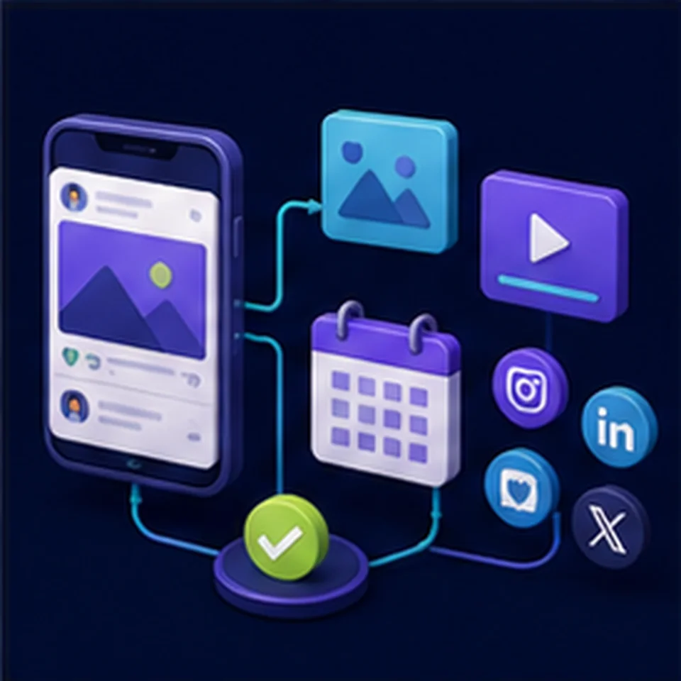 Build a social media content workflow