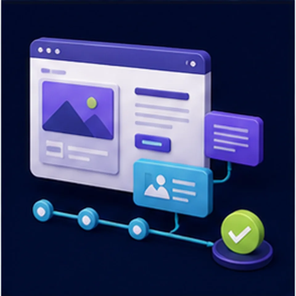 Create a landing-page content workflow