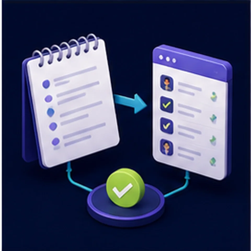 Turn meeting notes into actionable tasks