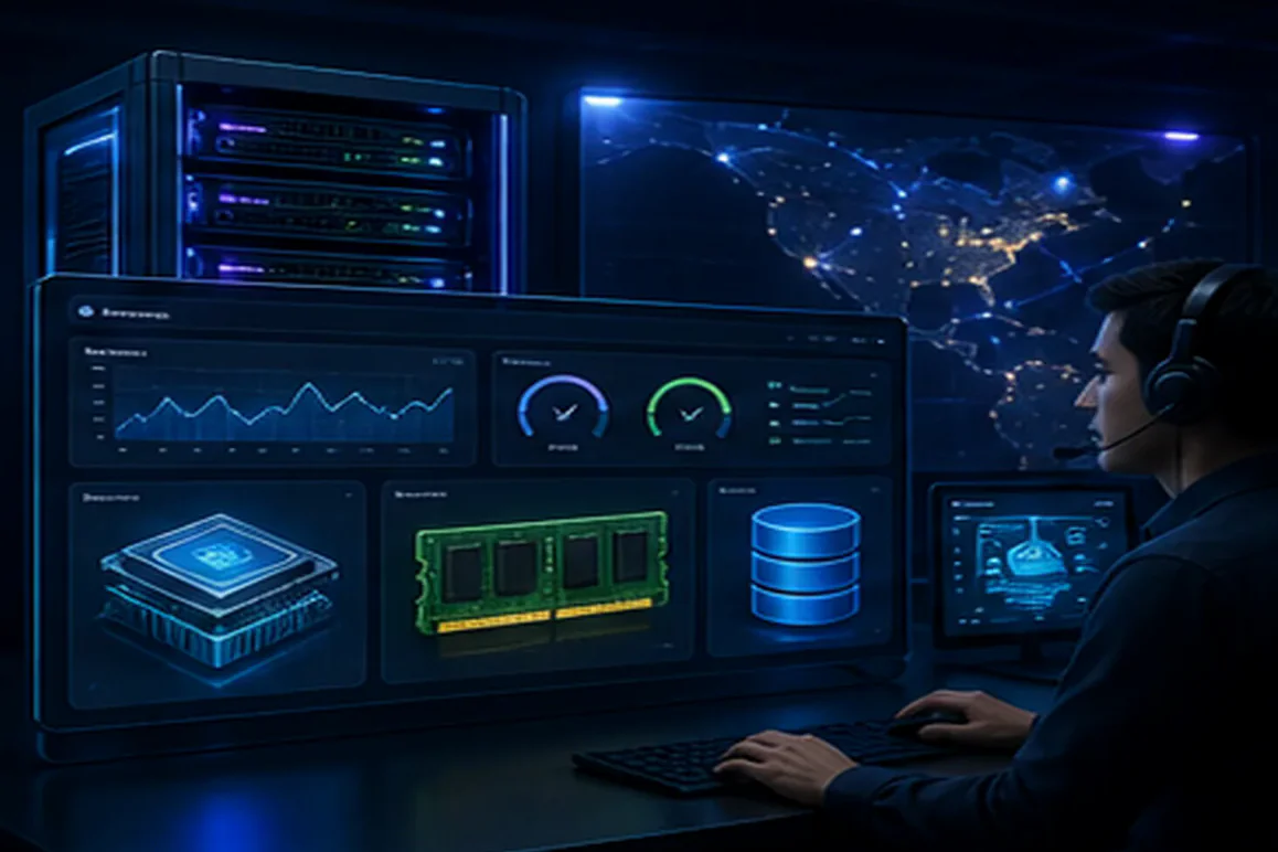 Managed VPS resources and server health monitored by a hosting specialist