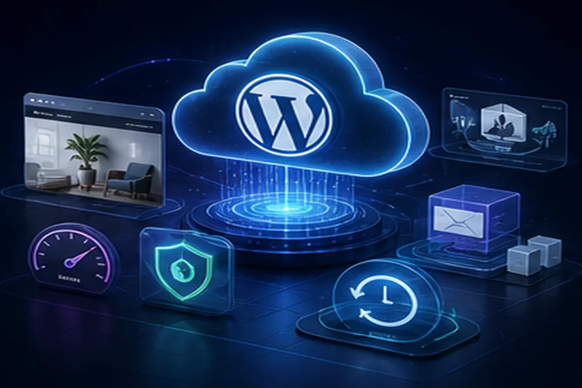 Managed WordPress cloud hosting with staging, speed, security and backups