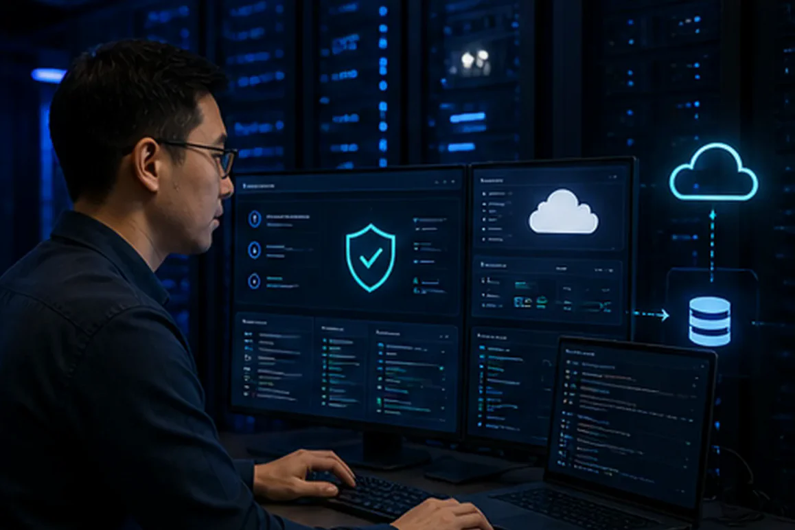 Website maintenance specialist monitoring security, backups, updates and uptime