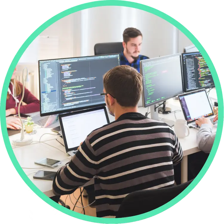Webz Fusion web design and development team at work