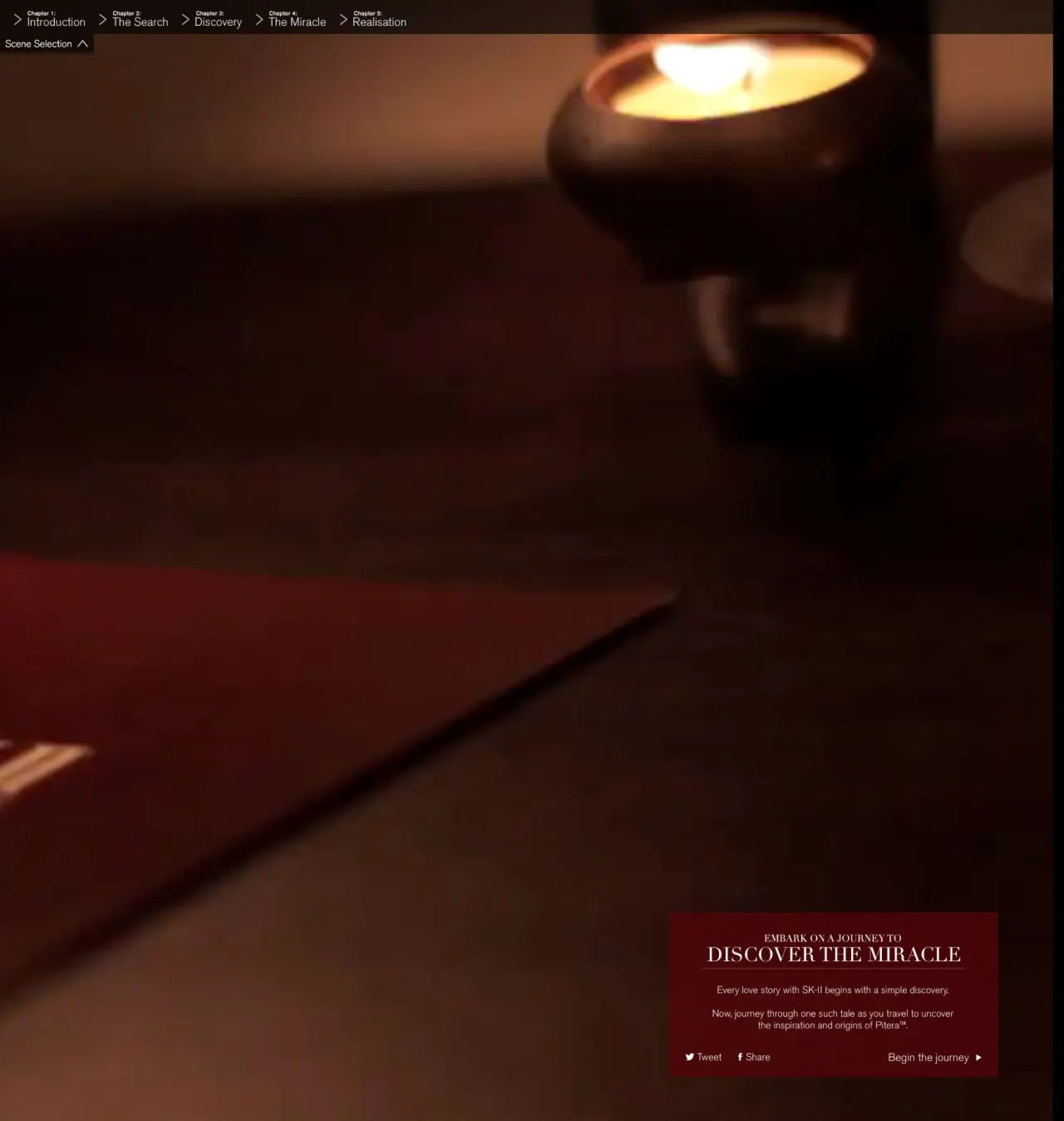 SK-II The Discovery interactive video experience